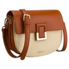 Torebka listonoszka, ecru, Peterson