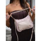 Torebka listonoszka, różowa, Peterson