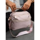 Torebka listonoszka, różowa, Peterson