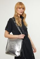 Torebka listonoszka, srebrna, Monnari BAG1090-K022