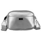 Torebka listonoszka, srebrna, Peterson