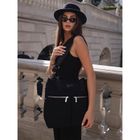 Torebka shopper, czarna, Peterson