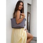 Torebka shopper, szara, Peterson