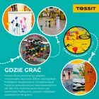 Tossit, rzutki, zestaw startowy, gra zręcznościowa, niebieski i różowy, 7 elementów