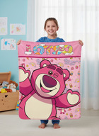 Toy Story, Lotso, koc polarowy, 100-140 cm