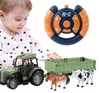 Traktor R/C z przyczepą i zwierzętami