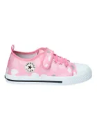 Trampki dziewczęce, różowe, American Club