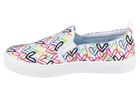 Trampki slip on damskie, białe, Skechers Poppy Drippin Love