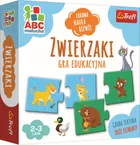 Trefl, ABC Malucha, Zwierzaki, gra edukacyjna + Kolory i kształty, układanka, zestaw promocyjny