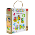 Trefl, alfabetyczna układanka, puzzle z dziurką, literki