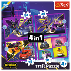 Trefl, Batman, Poznaj Batwheels, puzzle 4w1