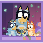 Trefl, Bluey, Poznaj Bluey, puzzle 3w1