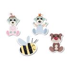 Trefl, Bobaski i Miś, Przyjacielskie Bobaski, Moje pierwsze puzzle, 4 układanki