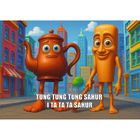 Trefl, BrainRots, Tung Tung Sahur, puzzle, 200 elementów