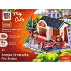 Trefl, Buduj z cegły, My City, Remiza strażacka, zestaw kreatywny, 50 elementów