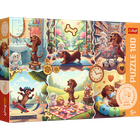 Trefl, Długi dzień jamnika, puzzle, 100 elemenów