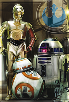 Trefl, Droidy, puzzle, 160 elementów