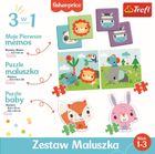 Trefl, Fisher-Price, Zestaw maluszka 3w1, puzzle i memory