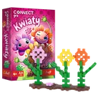 Trefl, Gra Connect, gra zręcznościowa, klocki kwiaty