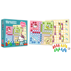 Trefl, Hello Kitty, Chińczyk + Węże i drabiny, gry familijne 2w1