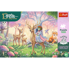 Trefl, Inspired By Fantasy, Rodzina Treflików, Zwierzęta z magicznego lasu, puzzle, 100 elementów