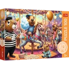 Trefl, Kapibary na wakacjach, puzzle, 100 elementów