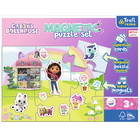 Trefl, Koci Domek Gabi, puzzle magnetyczne