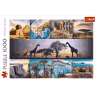 Trefl, Kolaż, Afryka, puzzle, 1000 elementów