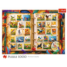 Trefl, Kolekcja znaczków atlas ptaków, puzzle, 1000 elementów