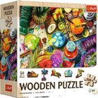 Trefl, Kolorowe koktajle, puzzle drewniane, 500+1 elementów