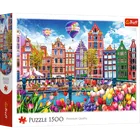 Trefl, Kolorowy Amsterdam, puzzle, 1500 elementów