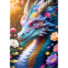 Trefl, Kolorowy smok, puzzle, 1000 elementów