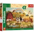 Trefl, Krowa na farmie, puzzle, 24 maxi elementy