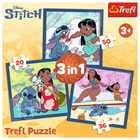 Trefl, Lilo i Stitch, Czas ze Stitchem, puzzle 3w1