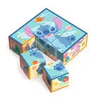 Trefl, Lilo i Stitch, drewniana układanka klockowa, 9 elementów