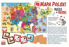 Trefl, Mapa Polski, puzzle + gra memory, 44 elementy