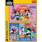 Trefl, Myszka Miki, Czas z przyjaciółmi, puzzle, 2-200 elementów