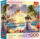 Trefl, Paradise Snowman, USA, puzzle, 1000 elementów