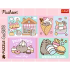 Trefl, Poznajcie Pusheena, puzzle, 4-250 elementów