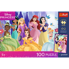 Trefl, Premium Plus Kids, Księżniczki Disneya, Relaks z księżniczkami, puzzle, 100 elementów