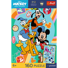 Trefl, Premium Plus Kids, Myszka Miki, Mysia godzina, puzzle, 160 elementów