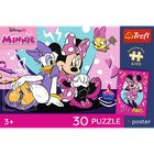 Trefl, Premium Plus Kids, Myszka Minnie, Radosna Minnie, puzzle, 30 elementów