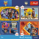 Trefl, Premium Plus Kids, Toy Story, Czas zabawek, puzzle, 4-88 elementów