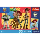Trefl, Premium Plus Kids, Toy Story, Przygody zabawek, puzzle, 30 elementów