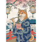 Trefl, Premium Plus, Pets as Art, Makaronowa medytacja Shiby, puzzle, 500 elementów