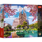 Trefl, Premium Plus, Photo Odyssey, Bazylika Sagrada Família, Barcelona, puzzle, 1000 elementów