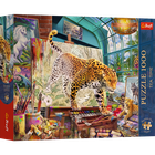 Trefl, Premium Plus, Tea Time, Lamparty w pracowni malarskiej, puzzle, 1000 elementów