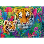 Trefl, Premium Plus, Tea Time, Tygrysy w dżungli, puzzle, 500 elementów