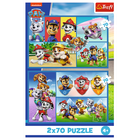 Trefl, Psi Patrol rządzi, puzzle, 2-70 elementów