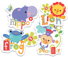 Trefl, Rainbow Forest II, Fisher-Price, puzzle baby, 5 elementów